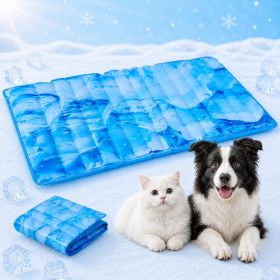 Dog Cooling Mat 2.0, Double-Sided Non-Slip Pet Cooling Pad, Washable and Durable, Indoor & Outdoor Summer Cooling Mat for All Pets