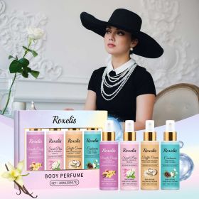 Roxelis Body Fragrance Spray Set - Long-Lasting Fresh Fragrance and Elegant Body Spray Set with Fruity Notes