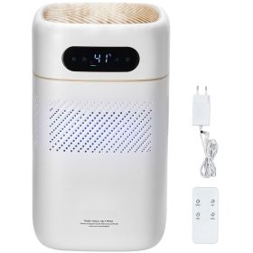 Evaporative Humidifier for Whole House up to 215 sqft, 480 ml/h Smart Cool Moisture Humidifier and Air Purifier,3-Speeds & 1-12h Timer