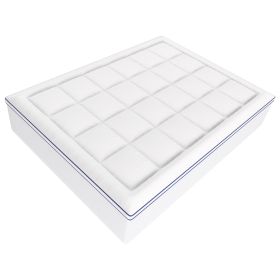 Mattress Topper, Queen Size, 3 in Thickness, Memory Foam, Fiber Fill, Detachable & Washable Casing, Ergonomically Designed for Pressure Relief