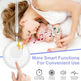 Portable White Noise Sound Machine For Baby Adult With 10 Soothing Sounds Volume Control Timer Settings Noise Detection Compact Size for Sleep Ai