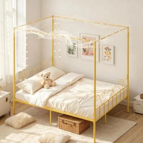 Canopy Bed Frame Only Bed Frame (Option: Defaulttitle)