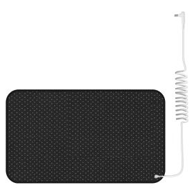Grounding Mat For Desk Bed For Sleep Energy Pain Relief Indoor Conductive Grounding Mat Anti-Slip PU Leather Grounding Mattress for Overall Well- (Size Option: Small)