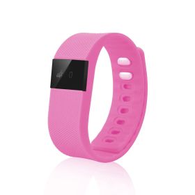 Fitness Tracker Activity Tracker Watch IP56 Waterproof Bracelet Fitness Band Sleep Monitor Pedometer Sedentary Reminder Call Message Notification (Color: PINK, size: One size)
