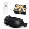 Eye Massager with Heat & Remote, Heated Eye Massage Mask with 5 Modes and Bluetooth Music, 180Â° Foldable Eye Care Massager for Eye Strain, Dry Eyes