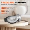 Eye Massager with Heat, Heated Eye Massage Mask with 5 Modes and Bluetooth Music, 180Â° Foldable Eye Care Massager for Migraines, Eye Strain