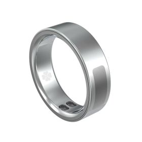 Smart Ring Health Tracker Fitness Ring Heart Rate Blood Oxygen Sleep Monitor Smart Ring For Men Women (Option: Sliver-07)